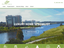 Tablet Screenshot of peedinrealestate.com